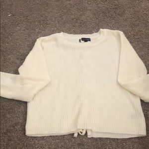 Cream sweater